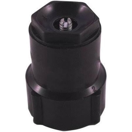 Arrowhead Brass Shrub Head Plastic Half Circle, Black 72632